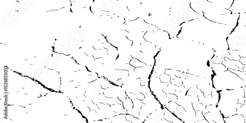 Closeup of dry fissure ground. White dried and cracked ground earth background.Gray crack on earth texture. erosion.