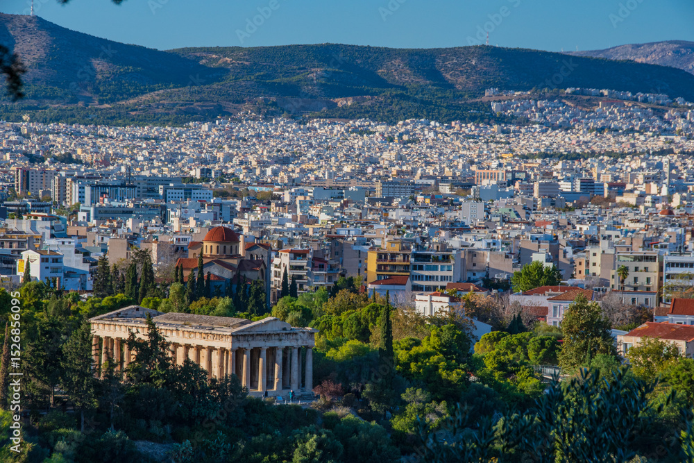 Naklejka premium panorama of florence