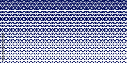 Triangles Halftone Pattern Vector Abstract Geometric Technology Background. Triangular Half Tone Texture. Minimal Style Dynamic Tech Wallpaper