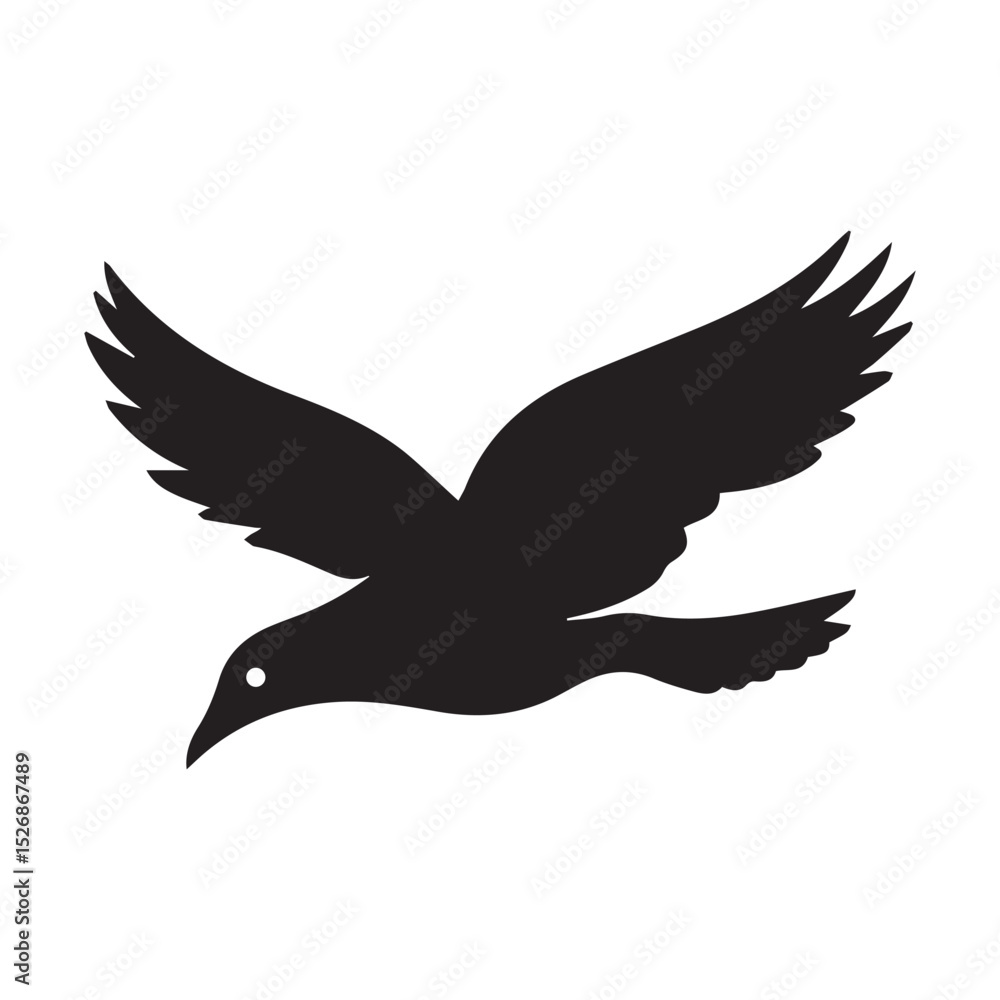 Obraz premium silhouette of a dove