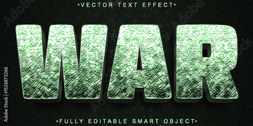  War Soldier Battle Combat Army Brave Fully Editable Smart Object Text Effect