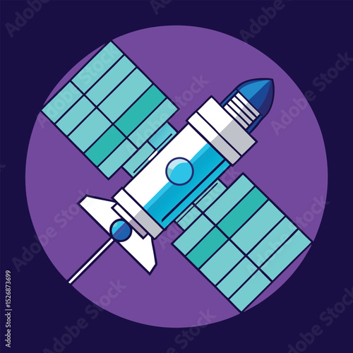 Satellite in Space Exploring the Cosmos and Technological Marvels