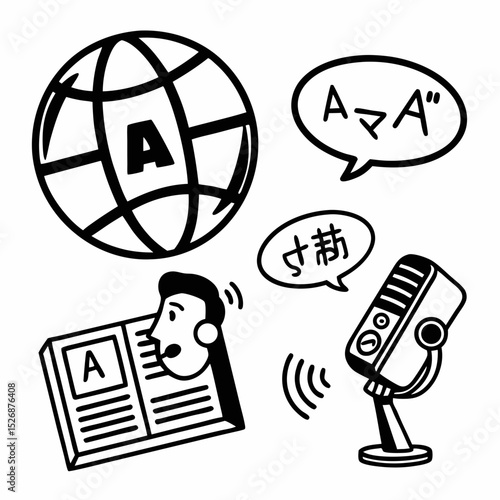 Global language learning, translation, and communication