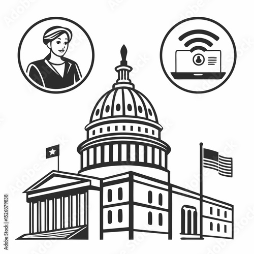 Government building online access citizen engagement