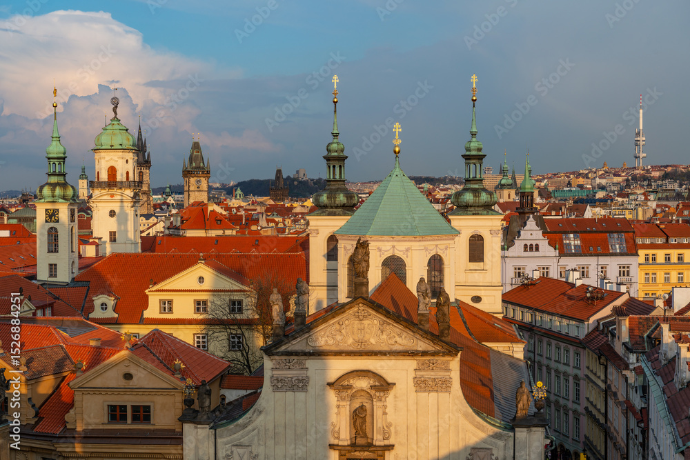Fototapeta premium The historical center of the capital of the Czech Republic - the city of Prague