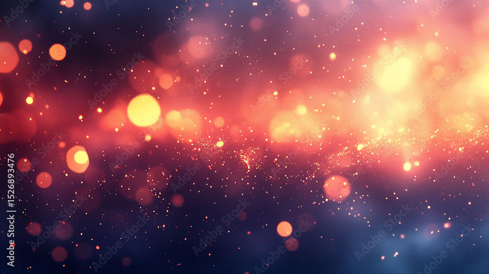 Fototapeta premium Abstract Glittering Background Warm and Cool Color Blend