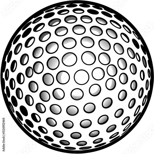 golf ball vector