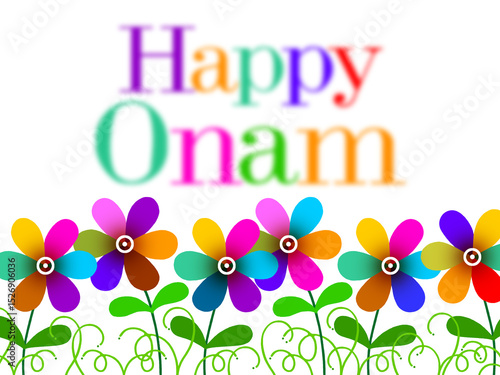 'Happy Onam' graphic design