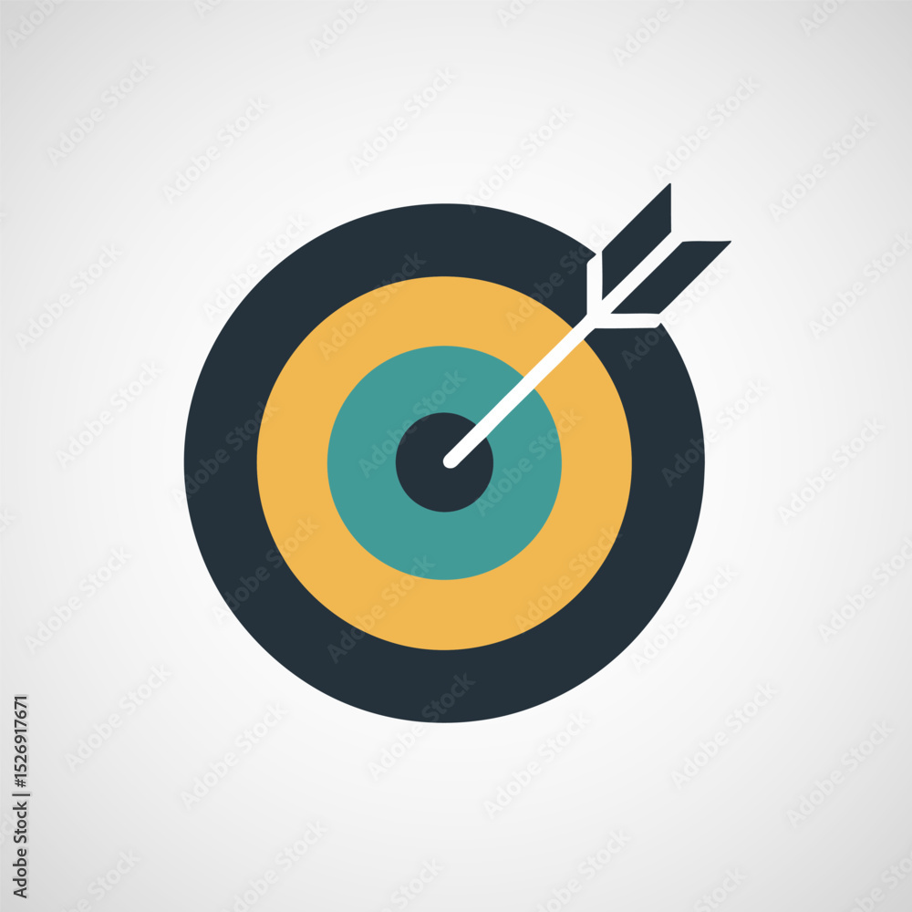 Target icon vector design, Goal aim sign symbol Target icon vector design, Goal aim sign symbol