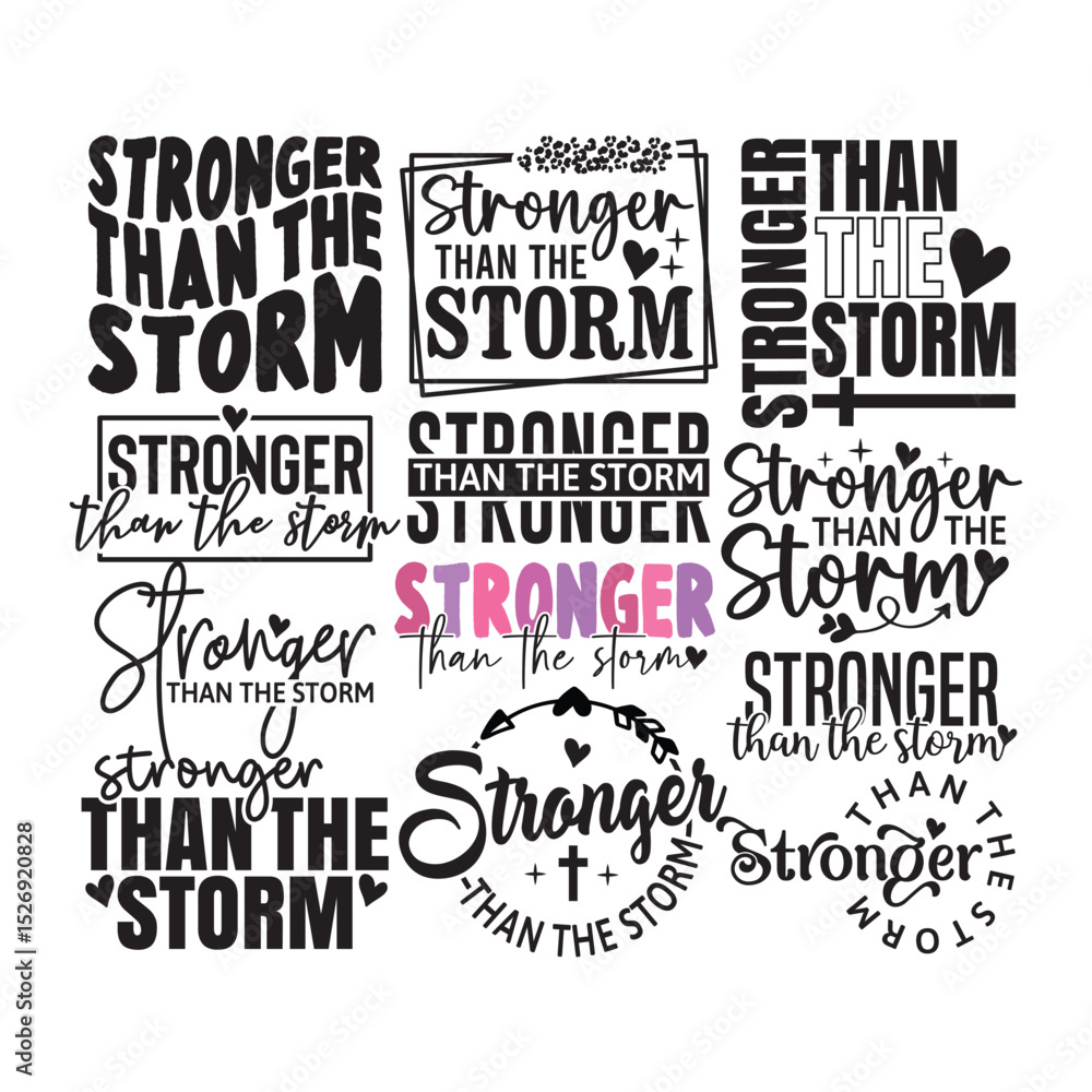 Stronger Than The Storm svg bundle Stronger Than The Storm svg bundle