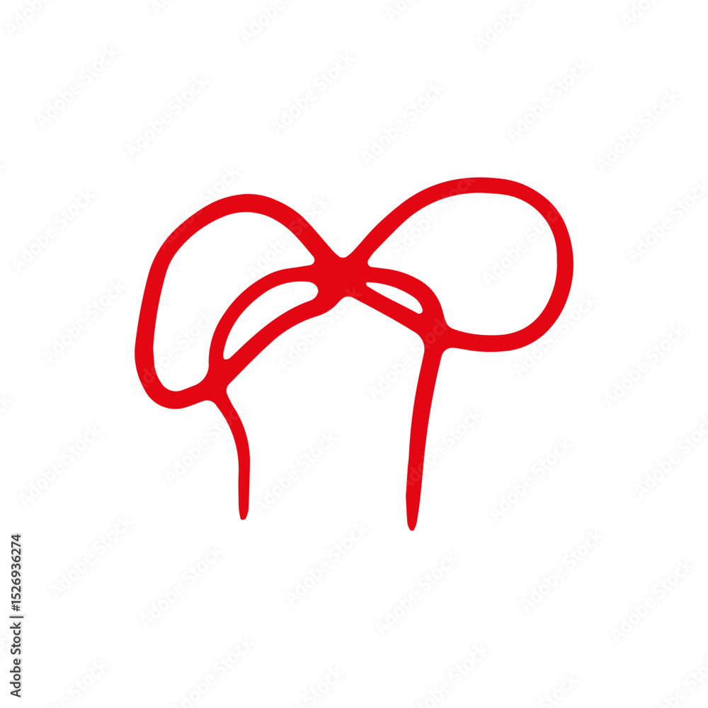 Whimsical Handdrawn Bow Illustrations. Doodle Ribbons for Cards, Stickers, and Prints Whimsical Handdrawn Bow Illustrations. Doodle Ribbons for Cards, Stickers, and Prints