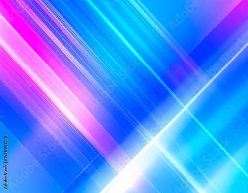 Futuristic Neon Geometric Abstract Background