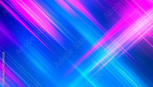 Futuristic Neon Geometric Abstract Background
