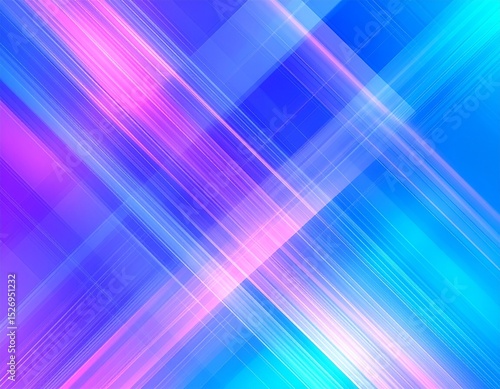 Futuristic Neon Geometric Abstract Background