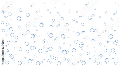 Underwater air bubble effect.