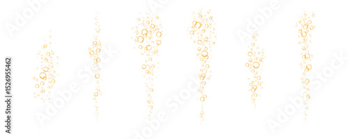 Fizzy pop and effervescent drink texture.