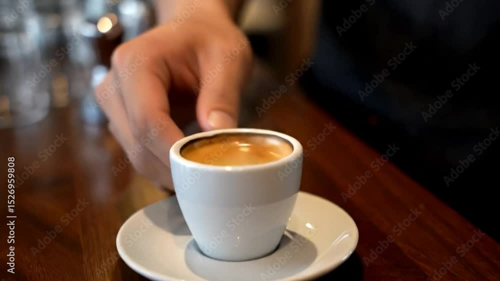 cup of coffee in hand cup of coffee in hand