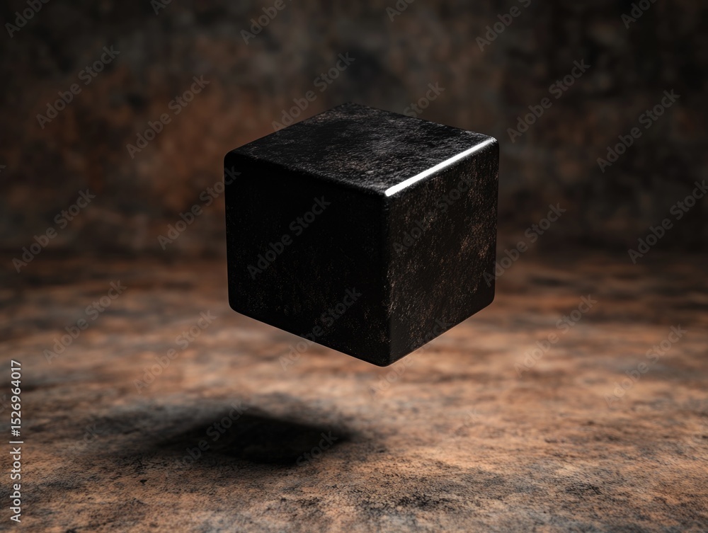 Floating Block in Space Floating Block in Space