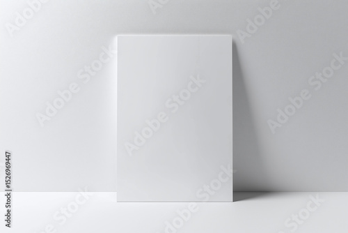 Perfectly positioned blank sheet invites creativity and ideas