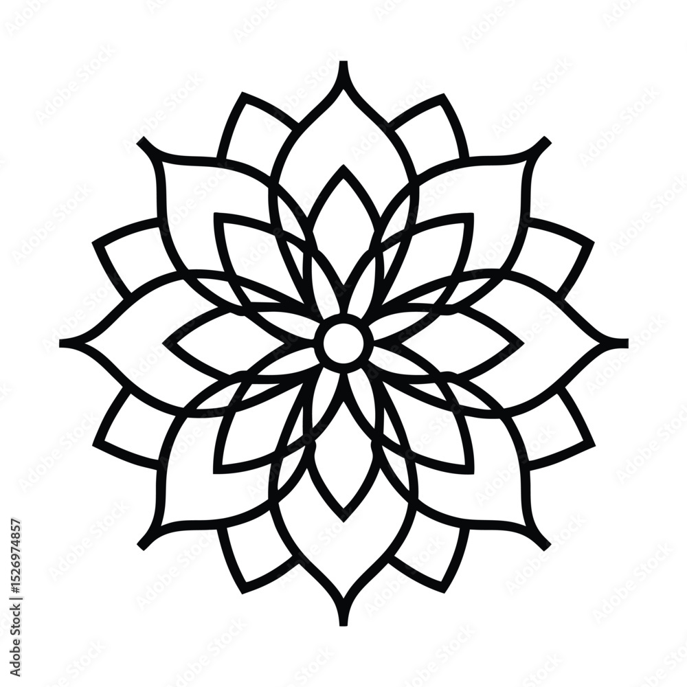 vector illustration of a Mandala vector illustration of a Mandala