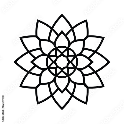 vector illustration of a Mandala