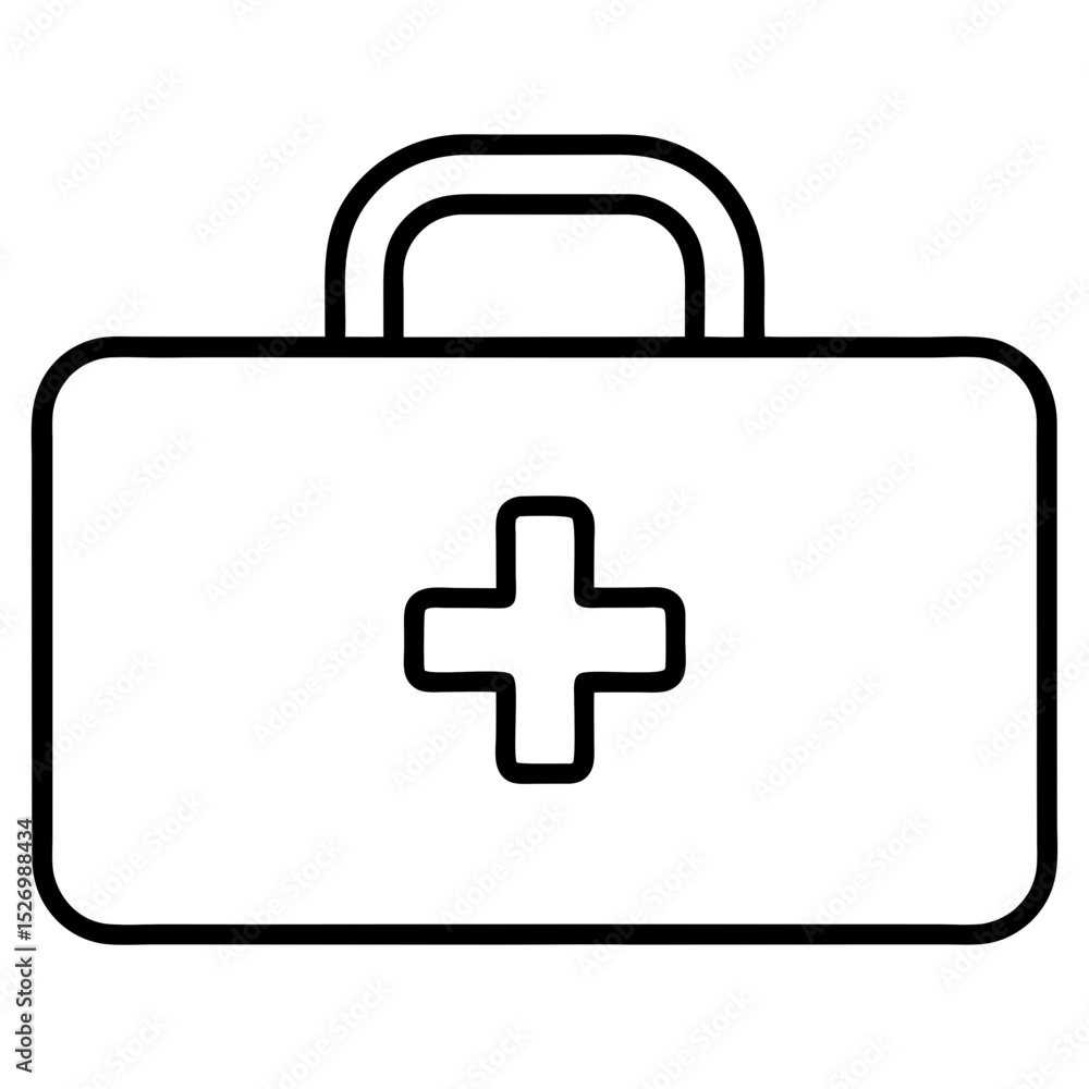 Fototapeta premium first aid kit icon