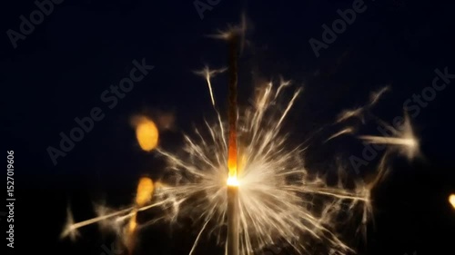 Wallpaper Mural Sparkler Burning Brightly in the Dark Torontodigital.ca