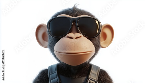 Stylish Monkey With Catchy Slogan Ideal For T-Shirts And Various Applications - A Fun And Fashionable Design Option For All Occasions.