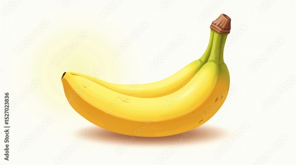 yellow banana isolated on white background. yellow banana isolated on white background.