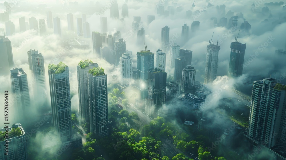 AI-assisted air quality monitoring devices in eco city AI-assisted air quality monitoring devices in eco city