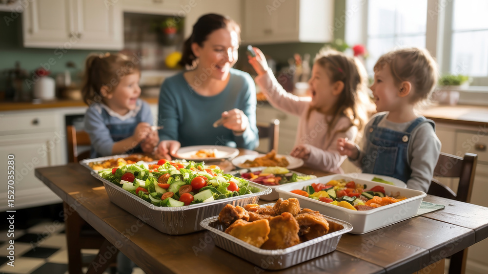 Family Enjoying a Meal Together Family Enjoying a Meal Together