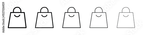 Bag icon vector collection. EPS 10