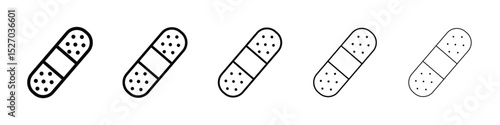 Band aid icon vector collection. EPS 10