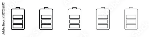 Battery icon vector collection. EPS 10