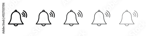 Bell ring icon vector collection. EPS 10