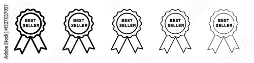 Best seller icon vector collection. EPS 10