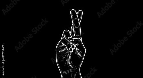 Peace Sign Line Drawing