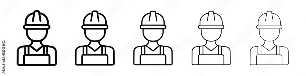 Builder icon vector collection. EPS 10 Builder icon vector collection. EPS 10