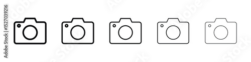 Camera icon vector collection. EPS 10