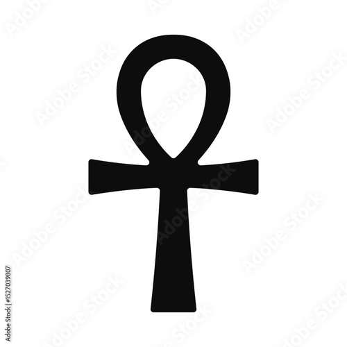 Rounded Ankh Egyptian Cross Symbol Icon