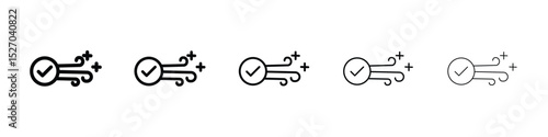Clean Air icon vector collection. EPS 10
