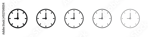 Clock nine icon