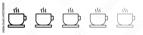 Coffee icon vector collection. EPS 10