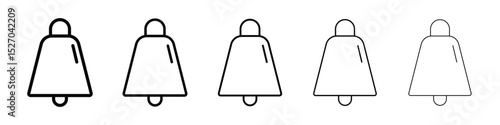 Cowbell icon vector collection. EPS 10