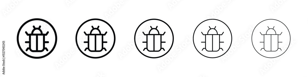 Debug icon vector collection. EPS 10 Debug icon vector collection. EPS 10