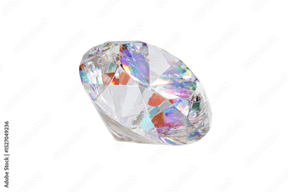 A diamond is shown in a very clear and bright light A diamond is shown in a very clear and bright light