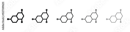 Hormones icon vector collection. EPS 10