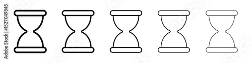 Hourglass icon vector collection. EPS 10
