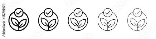 Hypoallergenic tested icon vector collection. EPS 10