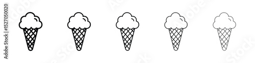 Ice cream cone icon
